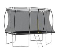 Vidaxl Ensemble De Trampoline Rectangulaire 335x244x90 Cm 150 Kg