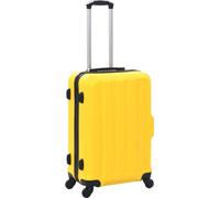 vidaXL Ensemble de trolleys à coque dure 3 pcs. Jaune ABS