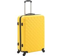 vidaXL Ensemble de trolleys à coque dure 3 pcs. Jaune ABS