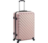 vidaXL Ensemble de trolleys à coque dure 3 pcs. Or rose ABS