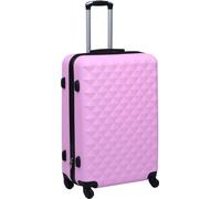 vidaXL Ensemble de trolleys à coque dure 3 pcs. Rose ABS