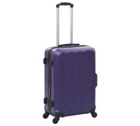 vidaXL Ensemble de trolleys à coque dure 3 pcs. Violet ABS