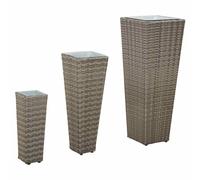 vidaXL Ensemble d'extérieur 3 pcs Mét¿¿