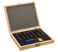 vidaXL Ensemble d'outils de tournage indicibles 12 pièces 12 x 12 mm 80 mm