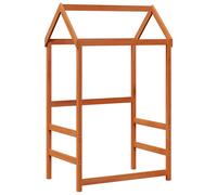 vidaXL Ensemble Lit de Jour Cire marron Bois de pin massif