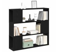vidaXL Bibliothèque en bois d'ingénierie 100x24x94 cm Noir et chêne
