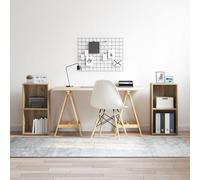 Vidaxl Ensemble Meuble Tv 2 Pcs Chêne Artisanal 37 X 35 X 107 Cm