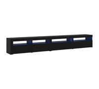 vidaXL Ensemble Meuble TV 3 pc Chêne Noir Bois d'ingénierie