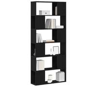 vidaXL Ensemble Meuble TV 80 x 24 x 186 cm Noir Bois d'ingénierie