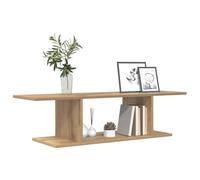 vidaXL Ensemble Meuble TV Marron 103 x 30 x 26,5 cm Bois d'ingénierie, Meuble Mural Rustique, Design rectangulaire, Espace de Rangement pour Salon, Meuble télé Pratique