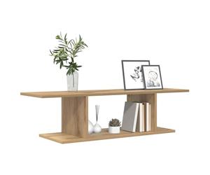 vidaXL Ensemble Meuble TV Marron 103 x 30 x 26,5 cm Bois d'ingénierie, Meuble Mural Rustique, Design rectangulaire, Espace de Rangement pour Salon, Meuble télé Pratique