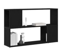 vidaXL Ensemble Meuble TV Noir 100 x 24 x 63 cm Bois d'ingénierie, Buffet Mural Moderne, Rangement rectangulaire, Meuble TV Minimaliste, Organisateur de médias, Style Urbain