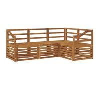 vidaXL Ensembles de canapés 4 pcs Naturel Bois d'Acacia Massif