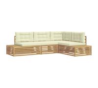 vidaXL Ensembles de canapés 5 Pièce 277,5 x 198,5 x 73 cm, Canapé de Jardin, Ensemble sectionnel Moderne, mobilier Durable pour terrasses, Confort au Jardin