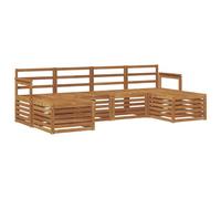 vidaXL – Ensemble de canapés 6 pcs – Bois d'acacia massif naturel – Canapé d'extérieur