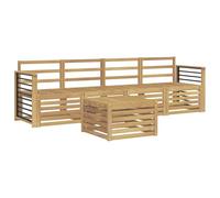 vidaXL Ensembles de canapés Bois d'Acacia Massif, Canapé de Jardin, mobilier sectionnel Robuste, Ensemble Moderne pour terrasse, détente au Grand air