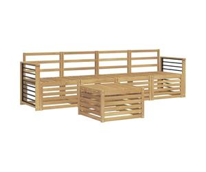 vidaXL Ensembles de canapés Bois d'Acacia Massif, Canapé de Jardin, mobilier sectionnel Robuste, Ensemble Moderne pour terrasse, détente au Grand air