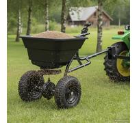 vidaXL Épandeur Noir 106 x 53 x 75 cm PVC et Acier