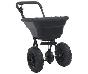 vidaXL Épandeur Noir 53 x 81,5 x 78 cm PVC et Acier