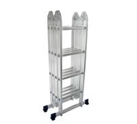 vidaXL Escabeau en aluminium 8 marches 150 kg