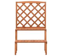 vidaXL Escalier pour fleurs avec treillis 70x42x115 cm Sapin massif
