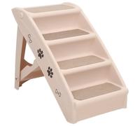vidaXL Escaliers Pliables pour Chiens Crème 62x40x49,5 cm