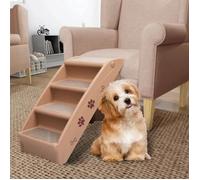 Vidaxl Escaliers Pliables Pour Chiens Marron 62x40x49,5 Cm