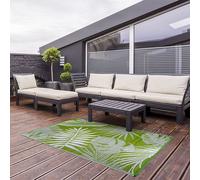 Vidaxl Esschert Design Tapis D'extérieur 241x152 Cm Feuilles De Jungle Oc22