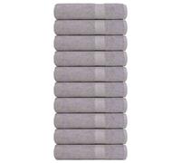 vidaXL Essuie-mains 10 pcs gris 50x100 cm 360 g/m² 100% coton