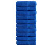 vidaXL Essuie-mains de qualité supérieure SOLUND 10 pcs bleu 600 g/m²
