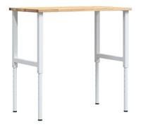 vidaXL Établi 100x60x(71,5-98) cm Chêne massif