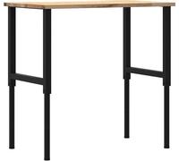 vidaXL Établi 100x60x(71,5-98) cm Chêne massif
