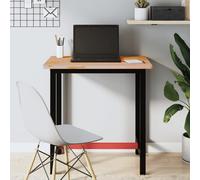 vidaXL Établi 80x55x81,5 cm bois massif de hêtre et métal