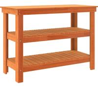 vidaXL Établi brun cireux 110.5 x 50 x 80 cm Pin massif
