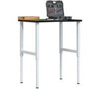 Etabli marron foncé 80x60x(71,5-98) cm bois de chêne massif 3309720