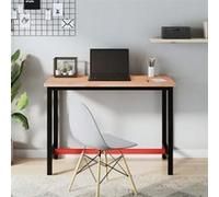 vidaXL Établi, Table de Travail avec Trous, Poste de Travail, Établi de Bricolage Maison, 115x55x81,5 cm Bois Massif de 3188904 Noir G
