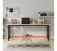 vidaXL Établi, Table de Travail avec Trous, Poste de Travail, Établi de Bricolage Maison, 200x55x81,5 cm Bois Massif de 3188907 Beige G