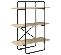 vidaXL Étagère 3 Niveaux 80 x 35 x 105 cm PB Chêne Sonoma
