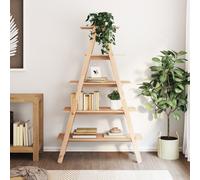 Étagère 5 Niveaux en Forme de A Rangement Salon Couloir Bois Pin Massif vidaXL