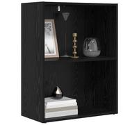 vidaXL Étagère 60 x 30 x 76.5 cm Bois d'ingénierie Chêne Noir