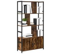 vidaXL Étagère 80 x 30 x 155,5 cm Bois d'ingénierie Chêne fumé