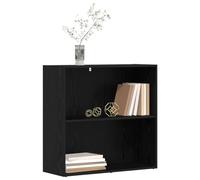 vidaXL Étagère 80 x 30 x 76,5 cm Bois d'ingénierie Chêne Noir