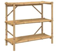 vidaXL Étagère à 3 niveaux 100x40x90 cm bambou