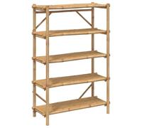 vidaXL Étagère de rangement à 5 niveaux 100x40x150 cm bambou Marron