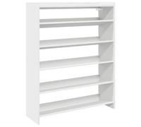 vidaXL Étagère à Chaussures Blanc 80x25x100 cm Bois d'ingénierie