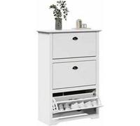 VidaXL Étagère à chaussures BODO blanc 80x35x118 cm, rangement de chaussures, armoire de rangement de chaussures, placard à 4016881 Blanc G