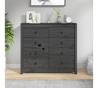 VidaXL Étagère à chaussures BODO gris 80x35x118 cm