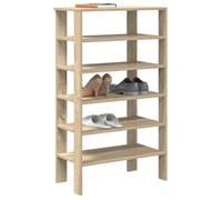 vidaXL Étagère à chaussures chêne sonoma 61x32x105cm bois d'ingénierie, rangement de chaussures, armoire de rangement de 859862