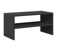 vidaXL Étagère à Chaussures empilable chêne Noir 60x30x30,5 cm, Meuble de Rangement à Chaussures, Meuble à Chaussures d'entrée, Armoire à Chaussures