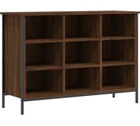 Vidaxl Armoire À Chaussures Chêne Marron 100x35x70cm Bois D'ingénierie Marron